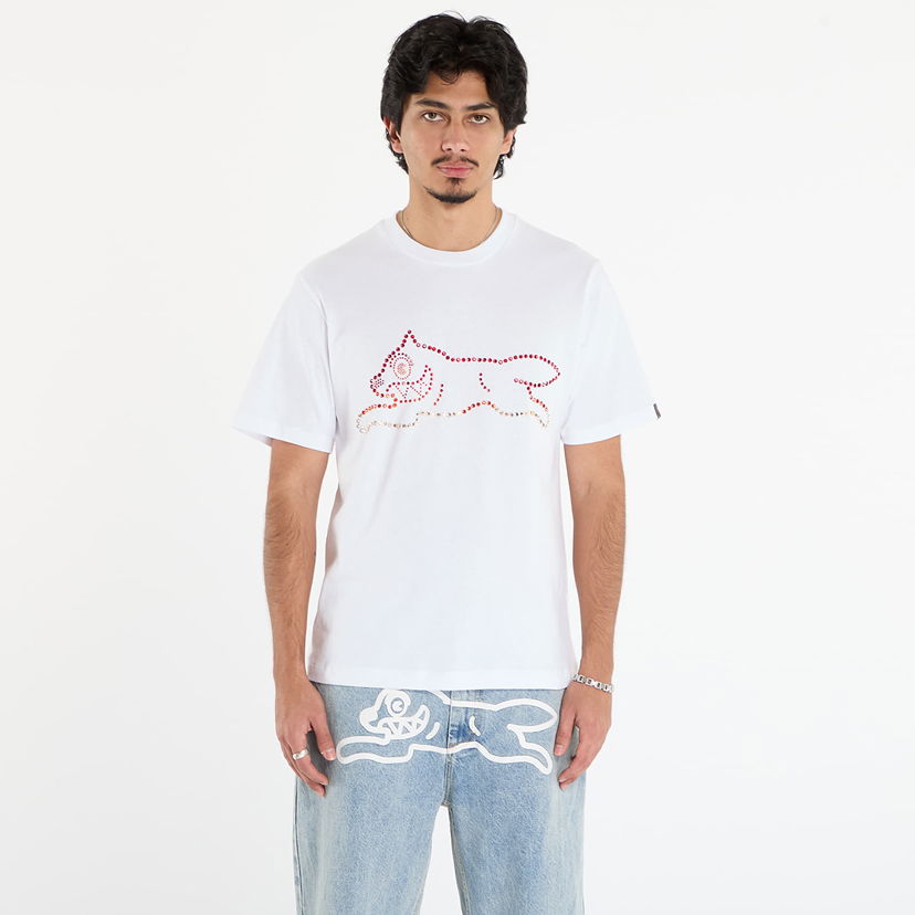 Tričko BILLIONAIRE BOYS CLUB Crystal Running Dog T-Shirt Biela | IC25489 White