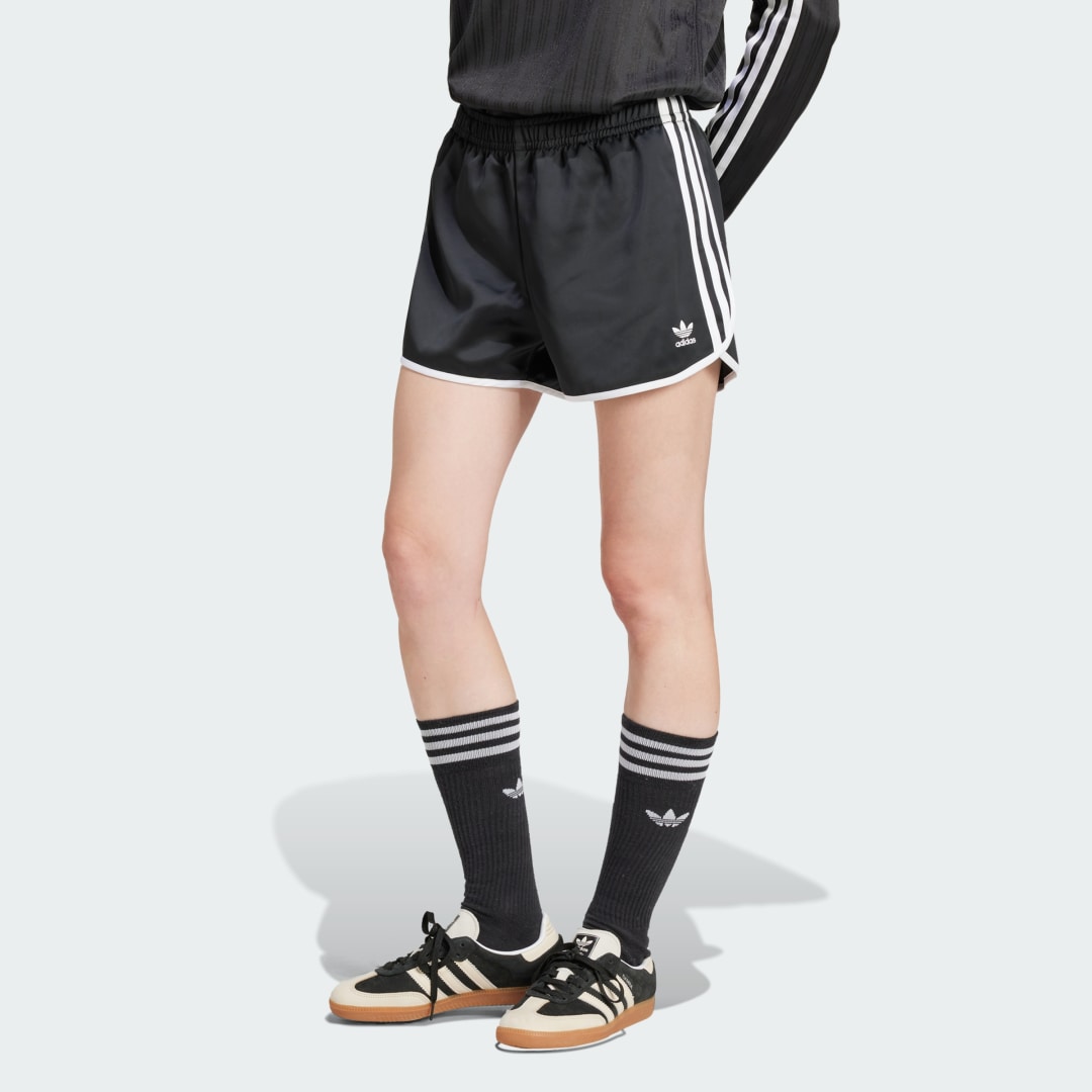 Šortky adidas Performance Adicolor 3-Stripes Sprinter Shorts Čierna | JD3119, 0