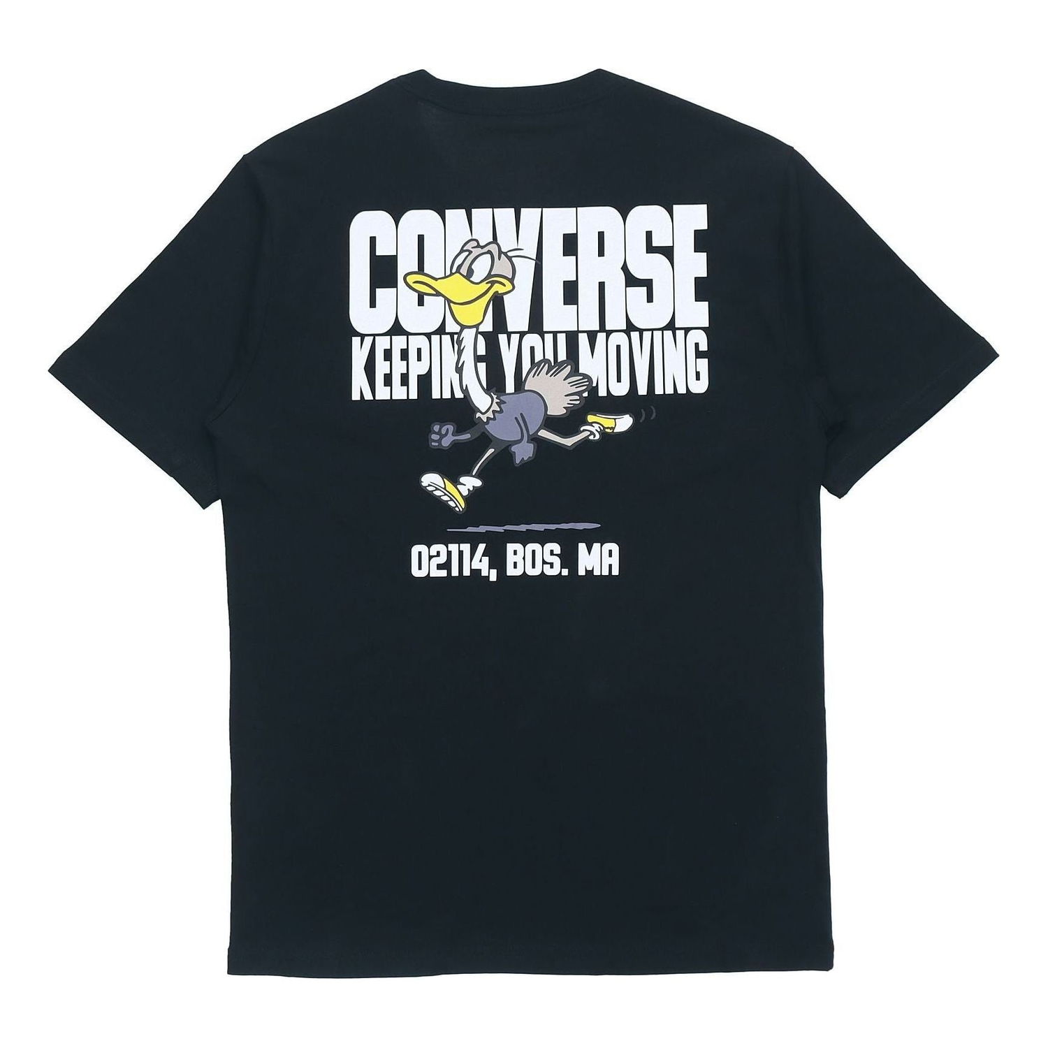 Tričko Converse Keep Moving Graphic Short Sleeve T-Shirt Čierna | 10021124-A01, 0