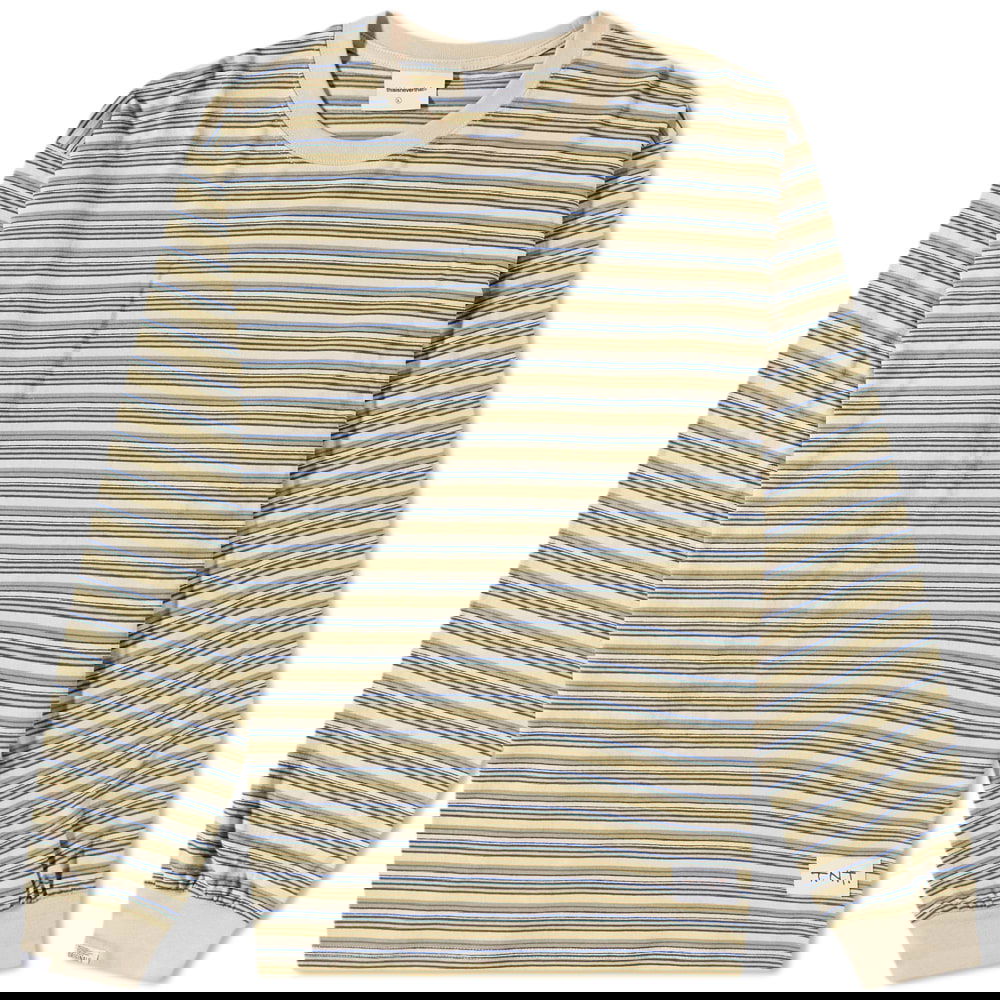 Tričko thisisneverthat Long Sleeve Stripe Tee Béžová | TN223TTSLT07-IV, 0
