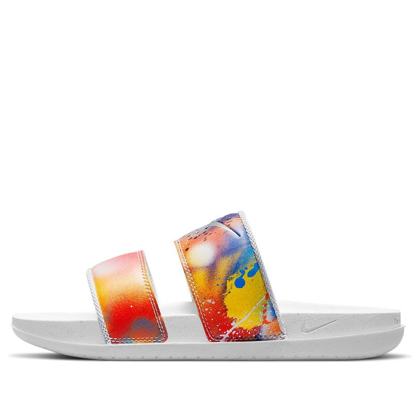 Tenisky a topánky Nike Offcourt Duo Slide Paint Splatter Biela | DJ4282-901
