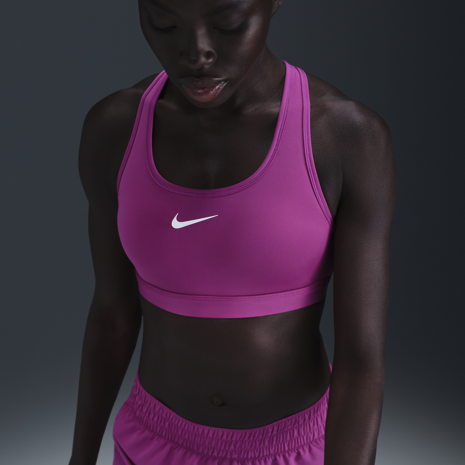 Swoosh  Sports Bra With Medium Support And Padding