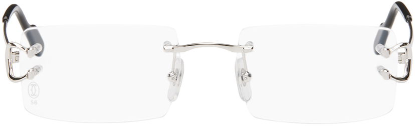 Doplnky Cartier Rimless Glasses Metalická | CT0488O-002