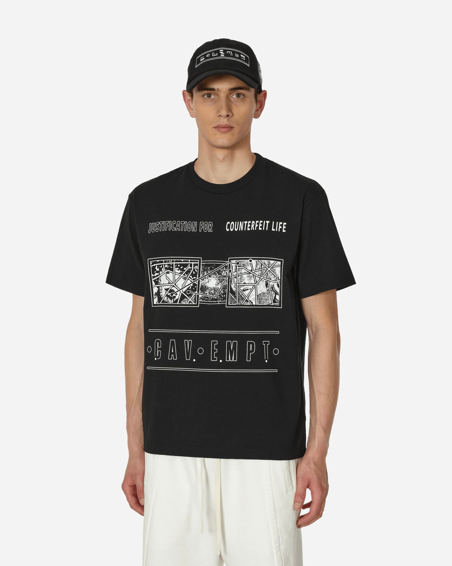 Tričko Cav Empt Justification T-Shirt Čierna | CES23T12 001, 0