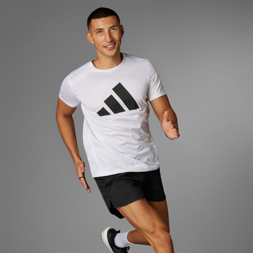 Tričko adidas Performance Performance Running T-Shirt Biela | IN0075