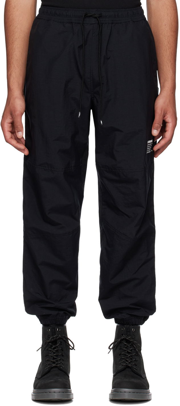 Tepláky Neighborhood PFU Nylon Drawstring Jogger Pants Čierna | 231TSNH-PTM02