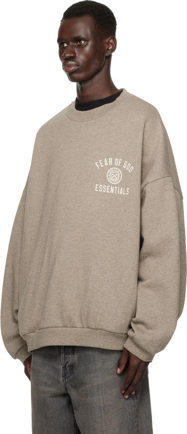Mikina Fear of God Fear of God ESSENTIALS Fleece Crewneck Sweatshirt Hnedá | 192HO246261F, 3