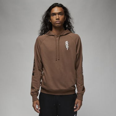 Mikina Jordan Jordan Dri-FIT Zion Hoodie Hnedá | DV5625-244, 0