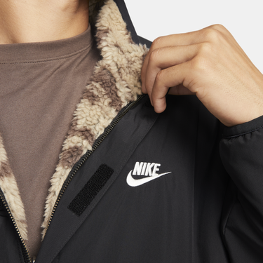 Mikina Nike Club Fleece+ Full-Zip Reversible Winterized Top Hnedá | DQ4884-010, 2