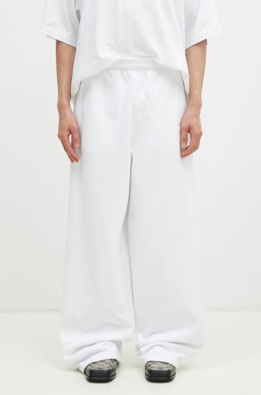 Tepláky VETEMENTS VETEMENTS Embroidered Logo Sweatpants Biela | UA66SP630W, 0