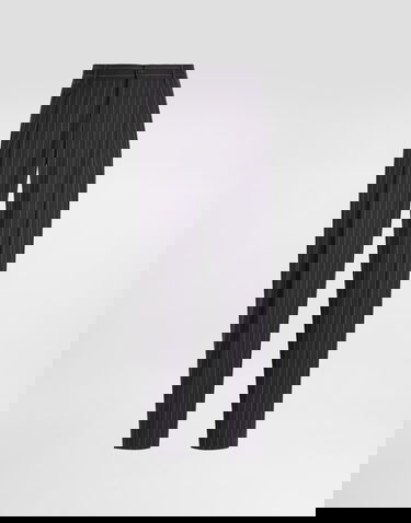 Nohavice Dolce & Gabbana Dolce & Gabbana Pinstripe Virgin Wool Trousers Man Collection Navy | GP1B9TFR23BS8052, 0