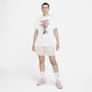 Tričko Nike Swoosh Fly T-Shirt Biela | DR2595-100, 2