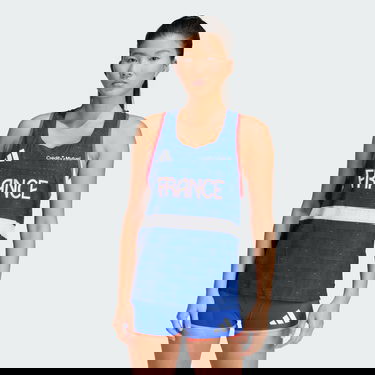 Tielko adidas Performance Team France Adizero Modrá | IT4013, 2
