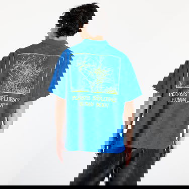Polo tričko Pleasures PLEASURES Planets Polo T-Shirt Modrá | P25SU014 BLUE, 2