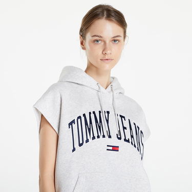 Mikina Tommy Hilfiger Oversized Collegiate Logo Vest Šedá | DW0DW14343 PJ4, 1
