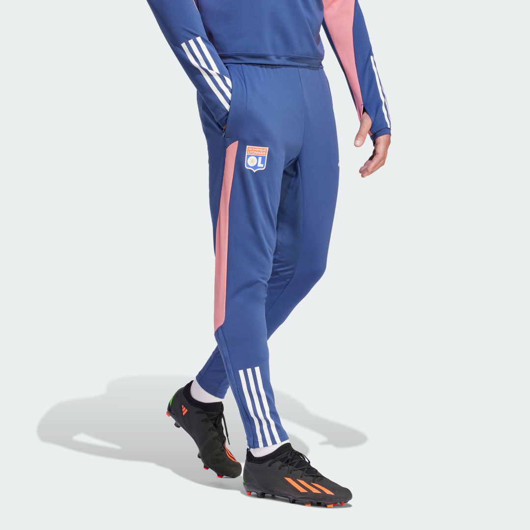 Nohavice a džínsy adidas Originals Kalhoty Olympique Navy | IB0934, 0