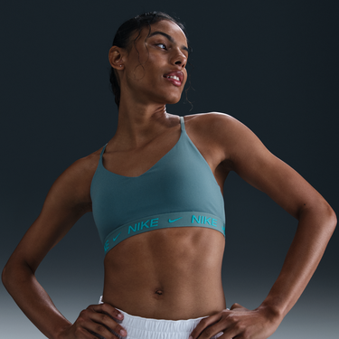 Podprsenka Nike Nike Indy Padded Light-Support Adjustable Sports Bra Zelené | FD1062-006, 2