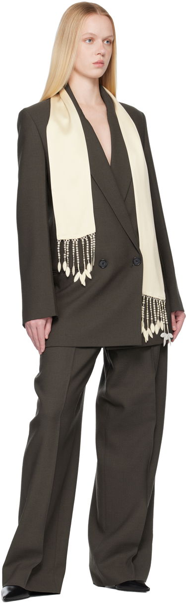 Šál TOTEME Guipure Lace Tuxedo Scarf Čierna | 254-WSC0124-FB0020, 2