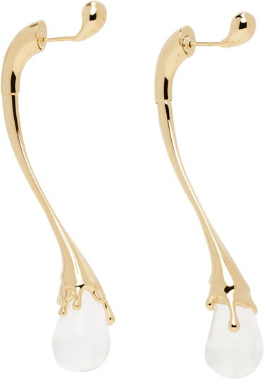 Náušnice Bottega Veneta Drop Earrings With Gold Tone Finish Metalická | 815299 V0GDM, 1