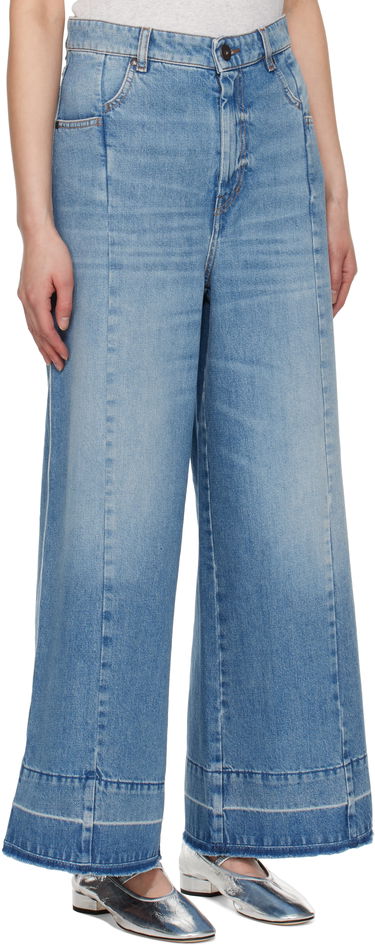 Džínsy Max Mara Weekend Max Mara Agenda Wide Leg Jeans Modrá | 2515181031600, 1