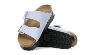Tenisky a topánky Birkenstock Arizona PAP Flex Platform Birko-Flor Narrow Fit Sandals Modrá | 1030415, 4