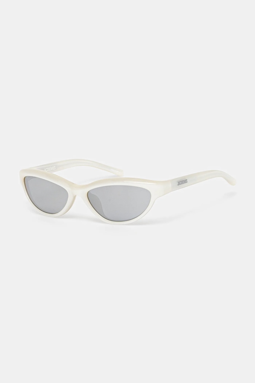 Slnečné okuliare Jacquemus Jacquemus CURVO Sunglasses Biela | JAC134C1SUN, 0