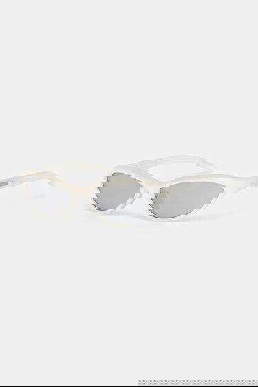 Slnečné okuliare Jacquemus Jacquemus CURVO Sunglasses Biela | JAC134C1SUN, 0