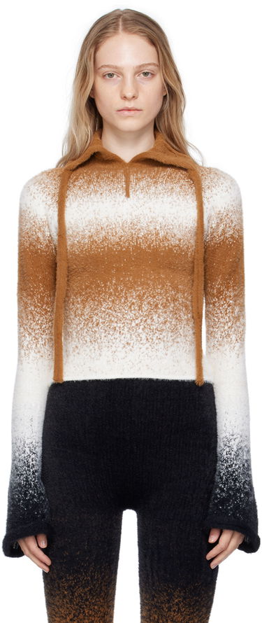 Sveter Ottolinger Ottolinger Gradient Fuzzy Knit Sweater Hnedá | 705902, 0