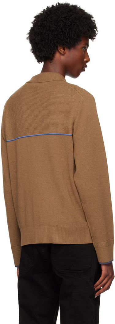 Sveter Paul Smith PS Paul Smith Spread Collar Cardigan Hnedá | M2R-953Y-N22148-67, 2