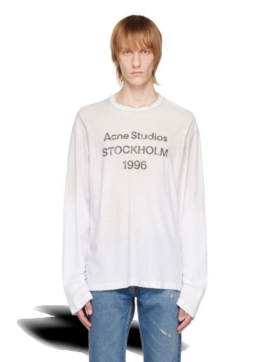 Tričko Acne Studios Printed T-Shirt Biela | CL0197-