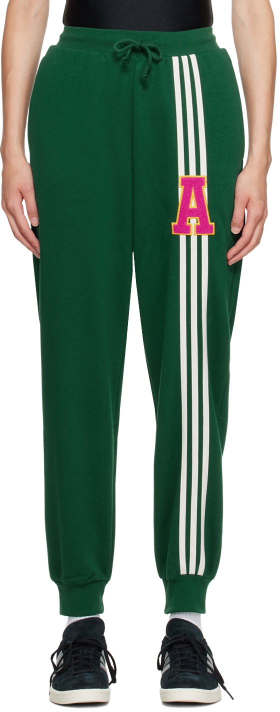 Tepláky adidas Originals 3-Stripes Lounge Pants Zelené | IC5240, 0