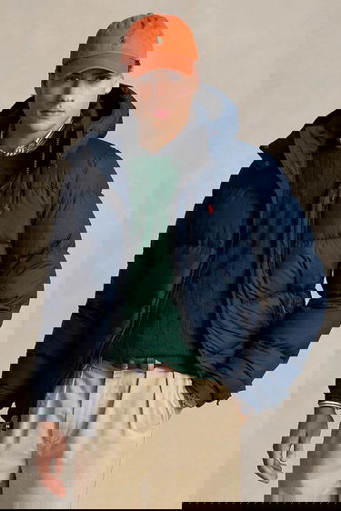 Prešívaná bunda Polo by Ralph Lauren Winter Hooded Down Puffer Jacket Navy | 710968278, 0