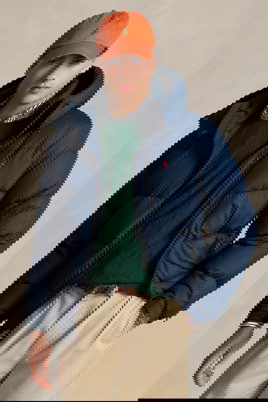 Prešívaná bunda Polo by Ralph Lauren Winter Hooded Down Puffer Jacket Navy | 710968278, 0