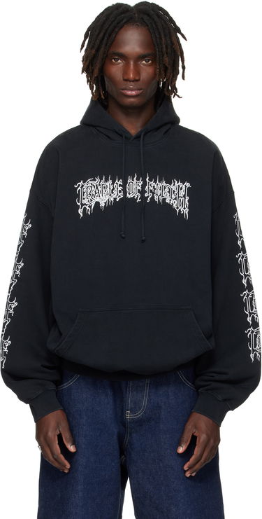 Mikina VETEMENTS Vetements Cradle Of Filth Logo Oversized Hoodie Čierna | UCF76HD100B, 0