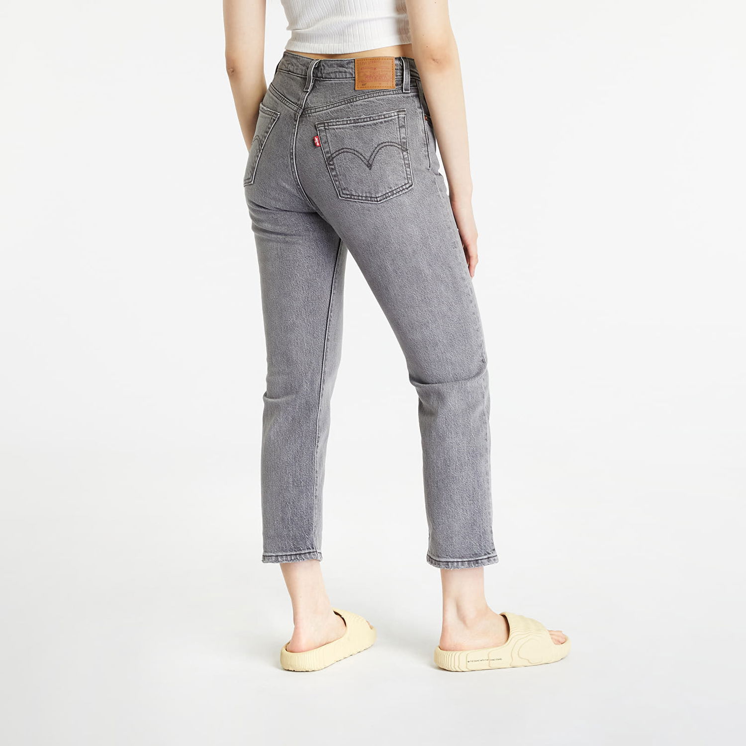 Džínsy Levi's High Waist 501 Crop Jeans Šedá | 36200.0235, 1