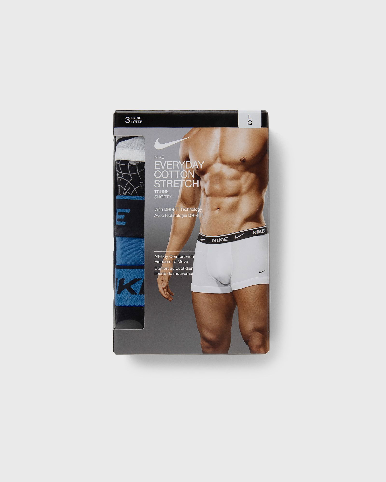 E-DAY COTTON STRETCH TRUNK 3 PACK