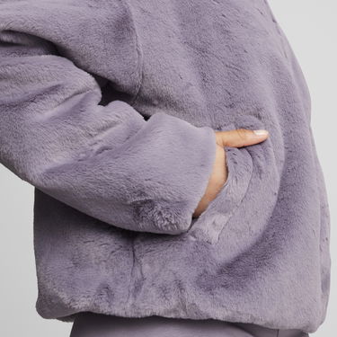 Mikina Puma Women's Soft Fleece Jacket Fialová | 626517_30, 1