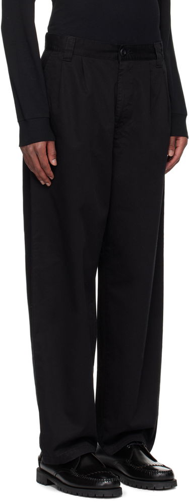 Nohavice Carhartt WIP Merrick Relaxed Fit Cotton-Twill Trousers Zelené | I033759, 4
