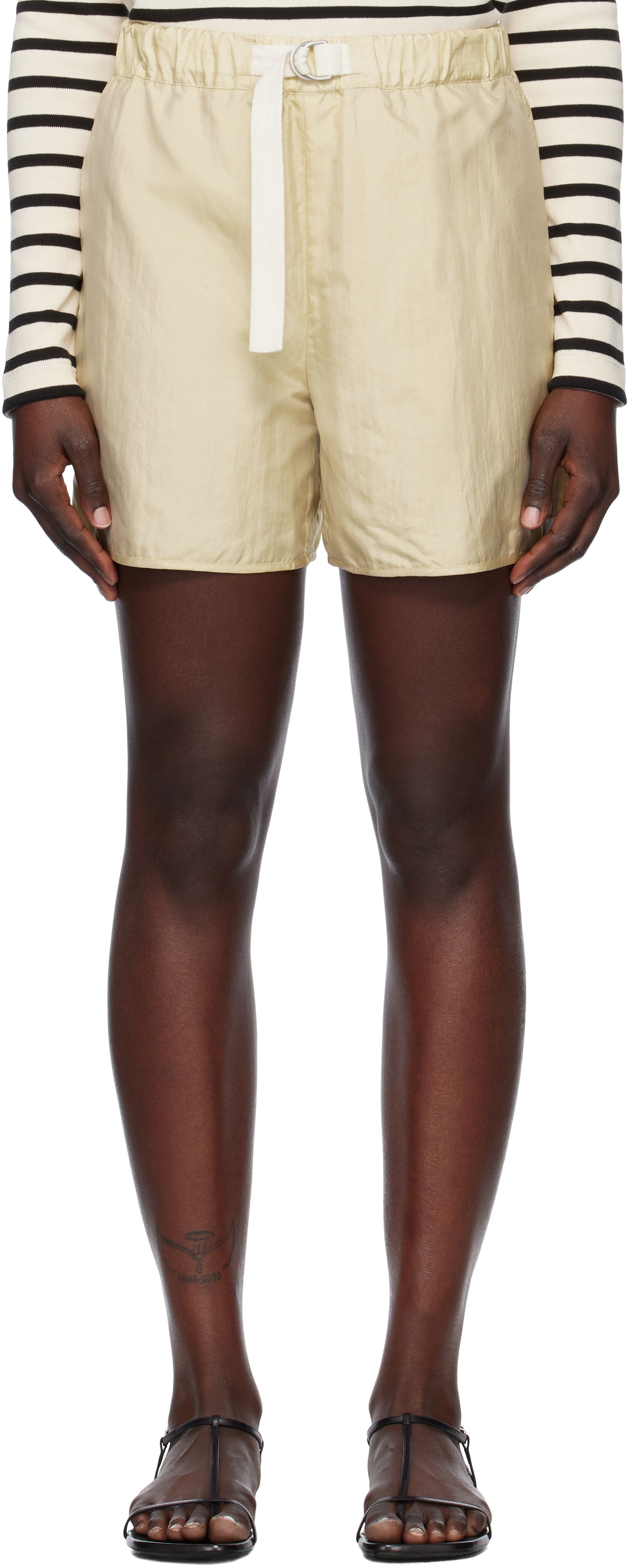 Šortky Jil Sander Jil Sander Regular Fit Shorts Béžová | J40KA0256_J70003, 0