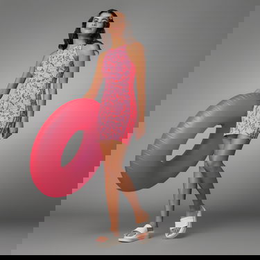 Šaty adidas Originals Island Club Tight Dress Ružová | IU0647, 5