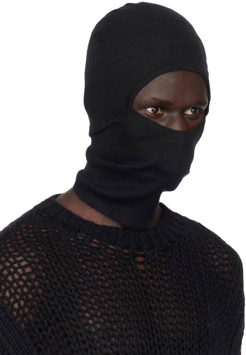 Kulicha Rick Owens Rick Owens Porterville Skull Balaclava Čierna | RU02D6478 WS, 1