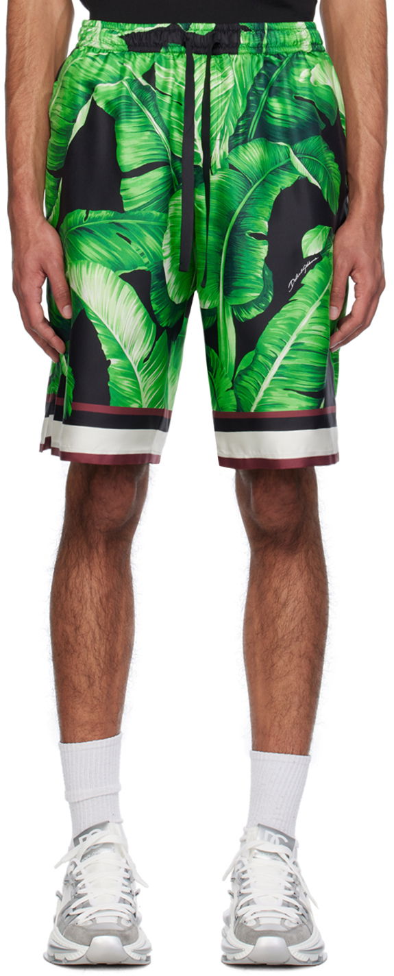 Šortky Dolce & Gabbana Printed Shorts Zelené | GV37ATIS1SG, 0