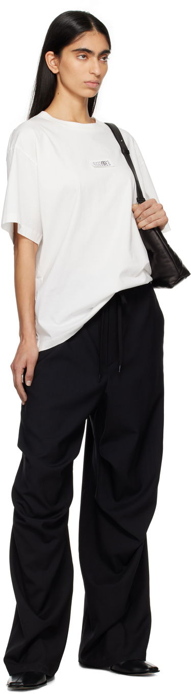 Nohavice Maison Margiela MM6 Maison Margiela Tailoring Wool Canvas Cargo Trousers Čierna | S52KA0524 M35080, 3