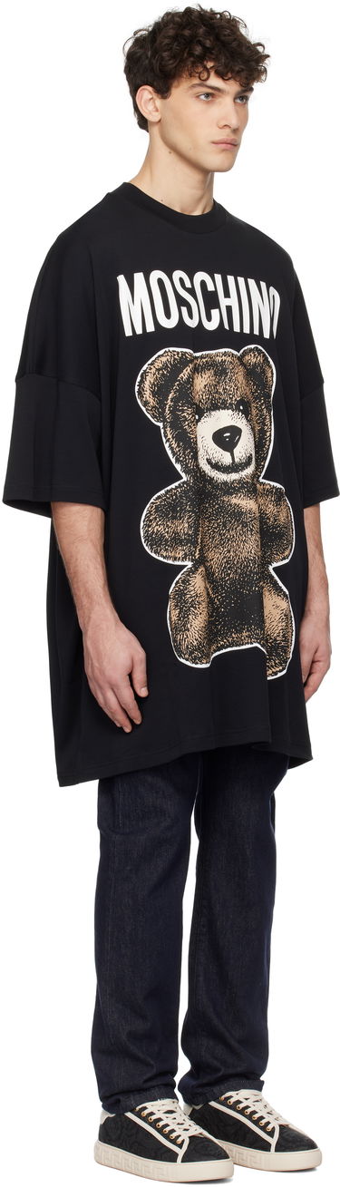 Tričko Moschino Moschino Oversized Teddy Bear Graphic Tee Čierna | 251ZZV071202441555, 1