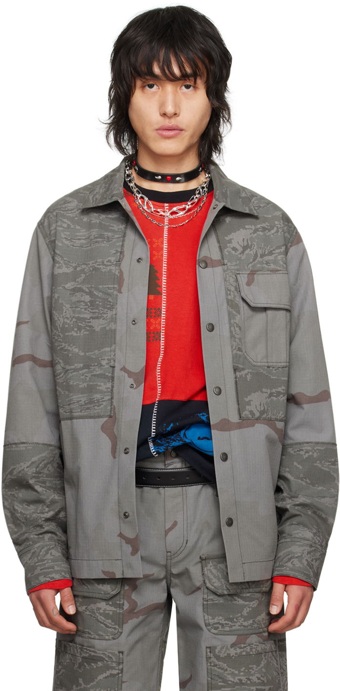 Bunda Marine Serre Regenerated Jacket Šedá | MSI029 DWOV0017, 0
