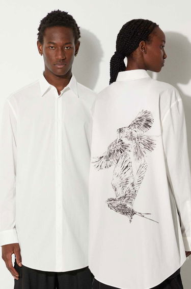 Košeľa Y-3 Graphic Relaxed Shirt Biela | JE9273, 0