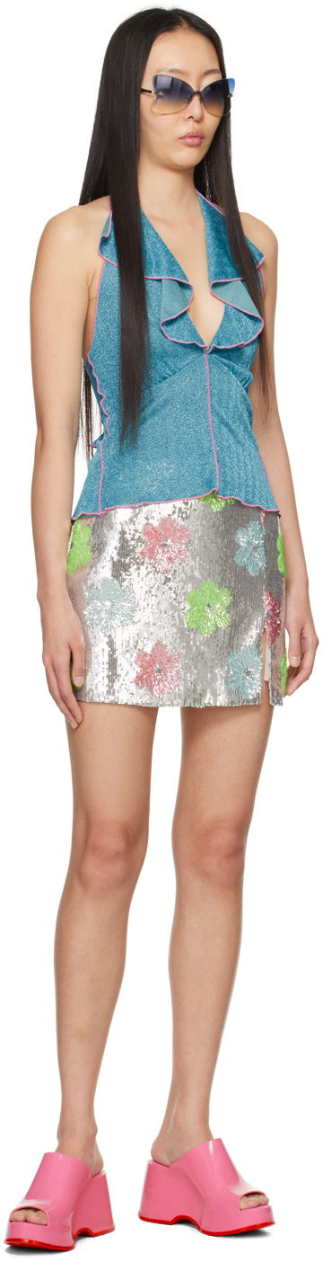 Sukňa Anna Sui Anna Sui Ruffle Halter Top Rôznofarebný | 1124G21, 3