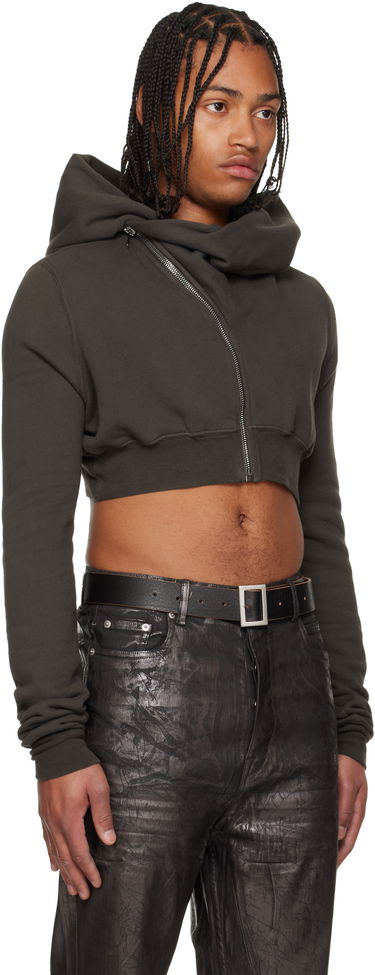 Mikina Rick Owens Concordians Micro Mountain Hoodie Čierna | DU02E7284 FSL, 4