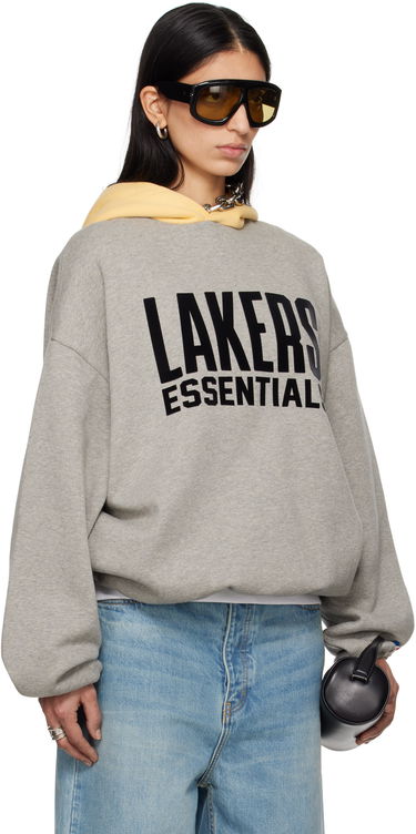 Mikina Fear of God Fear of God Essentials Los Angeles Lakers Pull Over Hoodie Šedá | 192AL246305F, 2