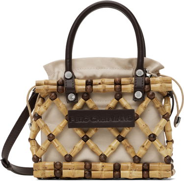 Kabelka Feng Chen Wang Feng Chen Wang Woven Bamboo Bag Béžová | FENG19AC16, 0
